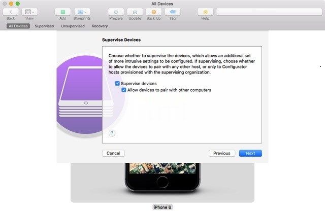 How to get supervise on iPhone and iPad?