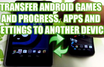 How to transfer games from one smartphone to another?