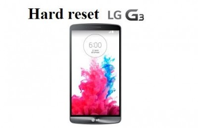 Hard reset on LG G3 from Recovery mode