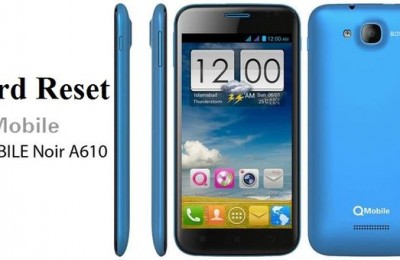 Hard reset QMobile Noir A610 (wipe, factory reset)