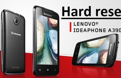 Lenovo A390 hard reset: working methods