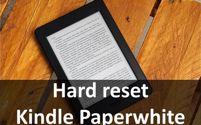 Hard reset Kindle Paperwhite