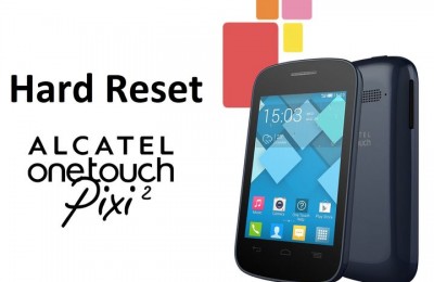 Hard reset Alcatel Pixi 2: restore factory settings