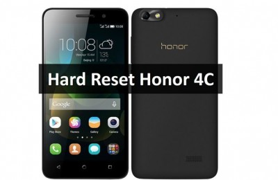 Hard Reset Honor 4C: restore factory settings