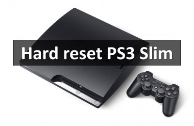 Hard reset PS3 Slim and restore gaming console