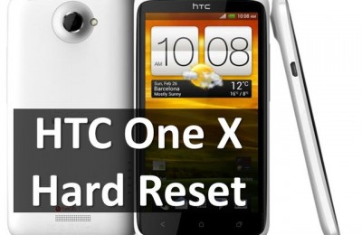 HTC One X hard reset: wipe and remove lock pattern