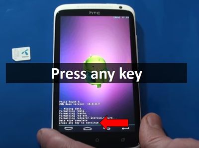 HTC One X hard reset: wipe and remove lock pattern