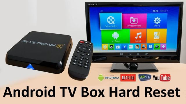 Android TV Box hard reset: restore factory settings