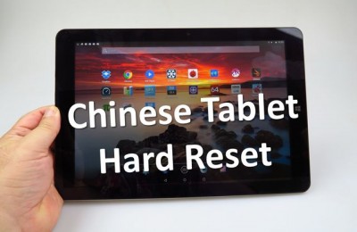 Chinese Tablet Hard Reset: recovery mode with Chinese characters