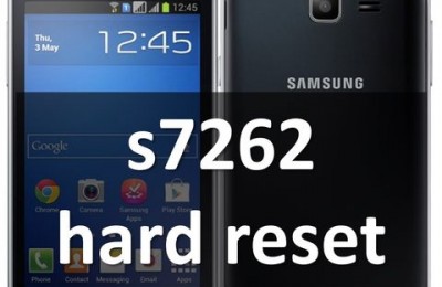 s7262 hard reset: remove lock pattern and factory reset