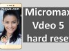 Micromax Vdeo 5 hard reset: step-by-step instruction with images