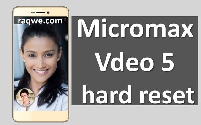 Micromax Vdeo 5 hard reset: step-by-step instruction with images